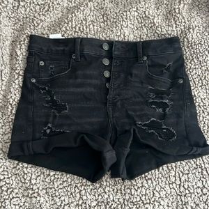 American eagle highwaisted Jean shorts 6